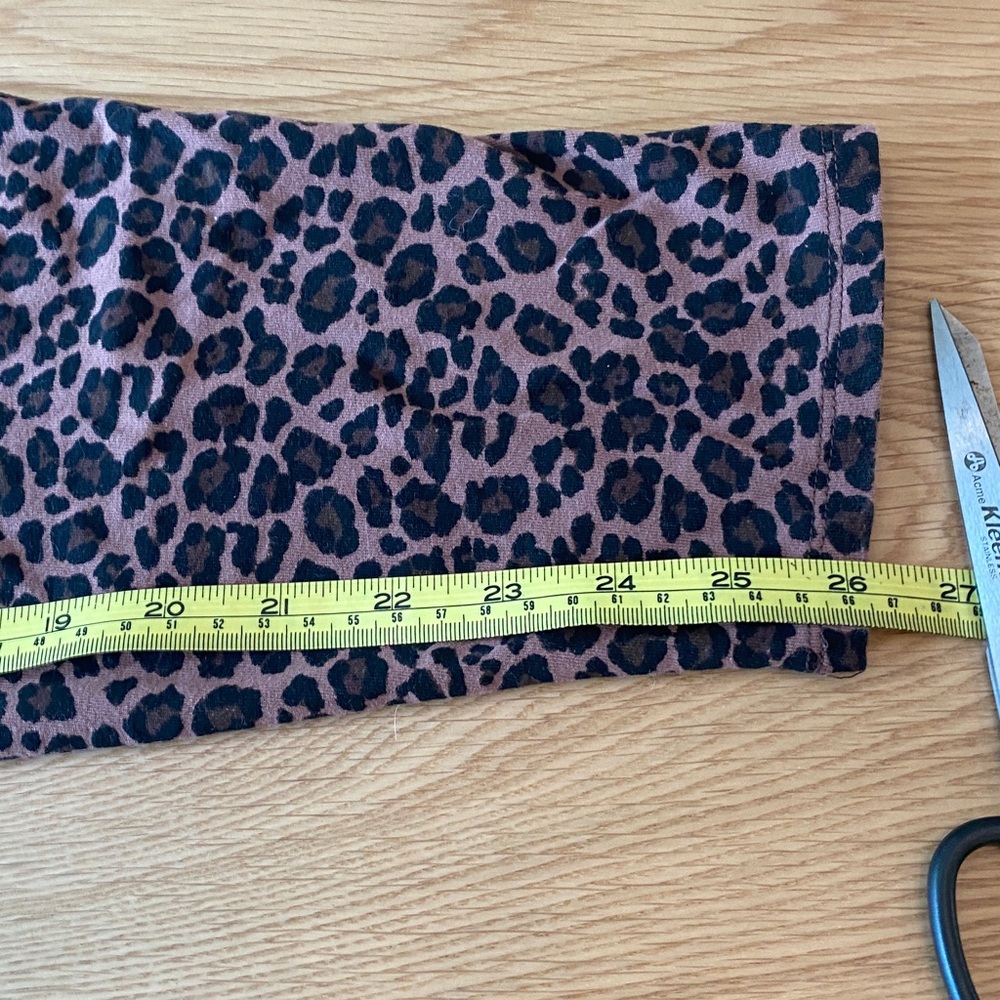 Leopard pattern plus size leggings - Picture 6 of 7